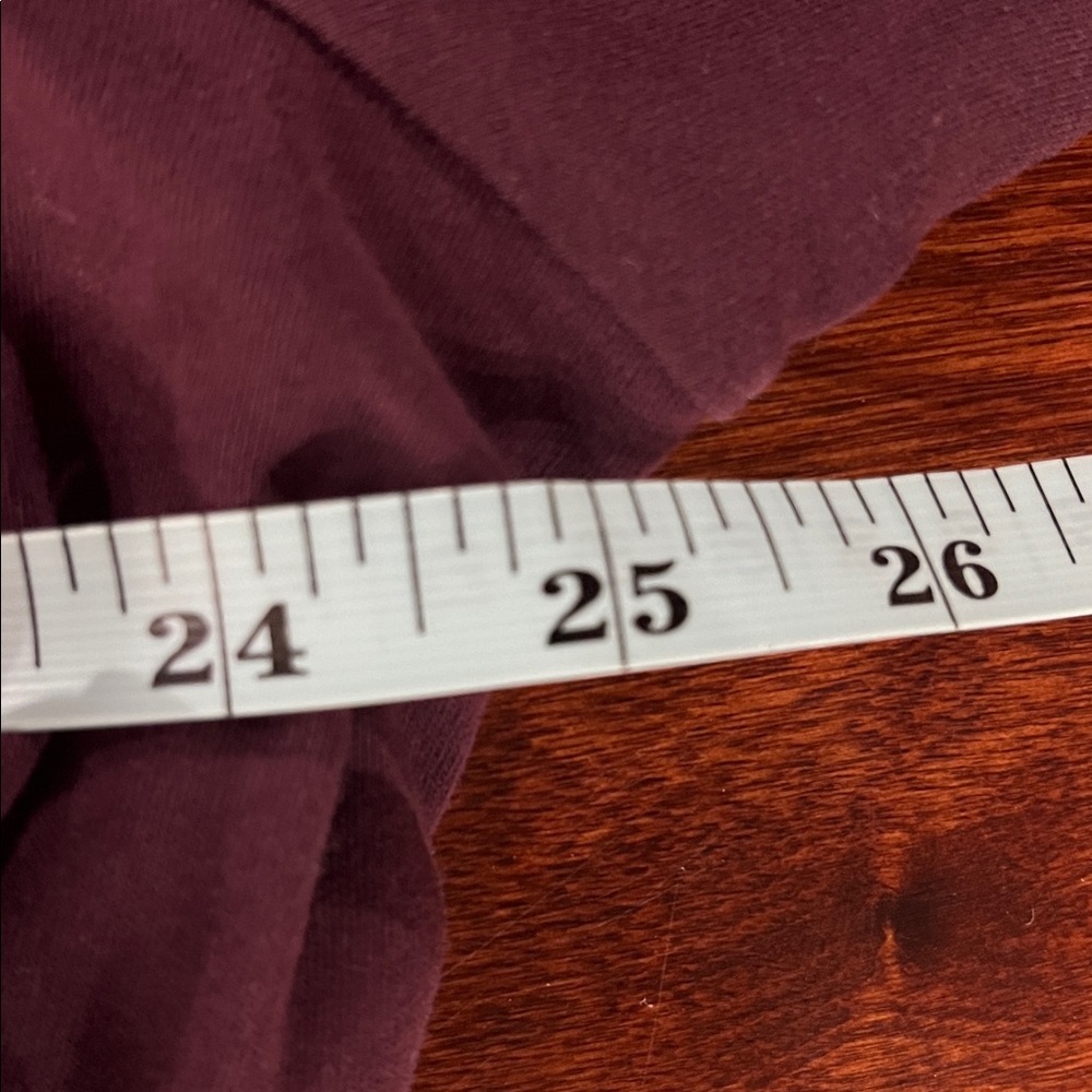 L.L. Bean Women's Pullover Top 2X Plus Burgundy Shawl Collar 100% Cotton NWOT - Picture 10 of 12